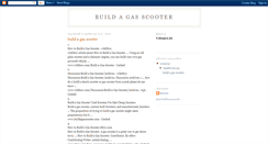 Desktop Screenshot of buildagasscooter.blogspot.com