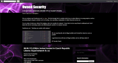 Desktop Screenshot of ownedsecurity.blogspot.com