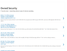 Tablet Screenshot of ownedsecurity.blogspot.com