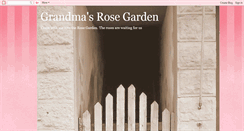Desktop Screenshot of grandmasrosegarden.blogspot.com