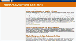 Desktop Screenshot of medicalequipmentsystems.blogspot.com