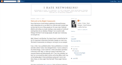 Desktop Screenshot of i-hate-networking.blogspot.com