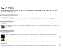 Tablet Screenshot of buymyguitar.blogspot.com