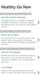 Mobile Screenshot of healthygonow.blogspot.com