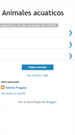 Mobile Screenshot of elblogdelosanimalesacuaticos.blogspot.com