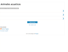 Tablet Screenshot of elblogdelosanimalesacuaticos.blogspot.com