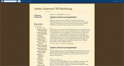 Desktop Screenshot of ajamesoncssmarketing.blogspot.com