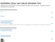 Tablet Screenshot of legalsancarlossociedadcivil.blogspot.com