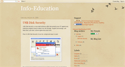 Desktop Screenshot of education-infoeducation.blogspot.com