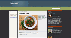 Desktop Screenshot of foodimake.blogspot.com