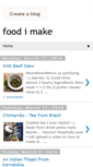 Mobile Screenshot of foodimake.blogspot.com