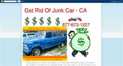 Desktop Screenshot of getcashforjunkcar.blogspot.com