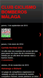 Mobile Screenshot of clubciclismobomberosmalaga.blogspot.com