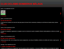 Tablet Screenshot of clubciclismobomberosmalaga.blogspot.com