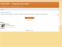 Tablet Screenshot of amoeba-education.blogspot.com