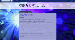 Desktop Screenshot of becominganemptyshell.blogspot.com