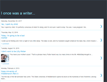 Tablet Screenshot of ioncewasawriter.blogspot.com