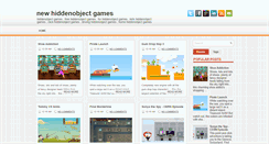 Desktop Screenshot of newhiddenobjectgames.blogspot.com