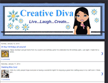Tablet Screenshot of creativediva98.blogspot.com