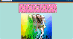 Desktop Screenshot of mileyfreaks101.blogspot.com