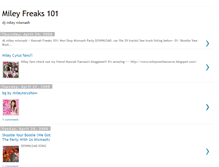 Tablet Screenshot of mileyfreaks101.blogspot.com