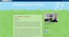 Desktop Screenshot of mindanaoriverbasin.blogspot.com