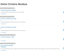 Tablet Screenshot of christinemendoza.blogspot.com