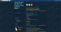 Desktop Screenshot of globe-m-owl.blogspot.com