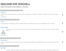 Tablet Screenshot of oracionesporvenezuela.blogspot.com