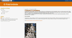 Desktop Screenshot of opatrimonio.blogspot.com