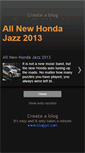 Mobile Screenshot of hondajazz2013.blogspot.com