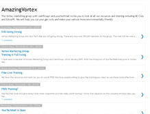 Tablet Screenshot of amazingvortex.blogspot.com