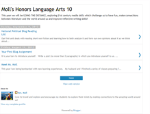 Tablet Screenshot of mollhla10.blogspot.com