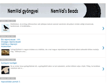 Tablet Screenshot of nemvalsbeads.blogspot.com