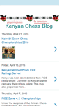 Mobile Screenshot of kenyanchessblog.blogspot.com