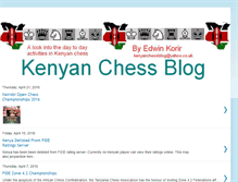 Tablet Screenshot of kenyanchessblog.blogspot.com