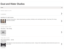 Tablet Screenshot of dustandwaterstudios.blogspot.com