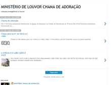 Tablet Screenshot of chamadeadoracao.blogspot.com