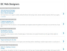 Tablet Screenshot of dcwebdesigners.blogspot.com