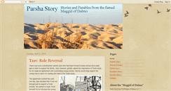 Desktop Screenshot of parsha-story.blogspot.com