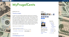 Desktop Screenshot of myfrugalcents.blogspot.com