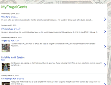 Tablet Screenshot of myfrugalcents.blogspot.com