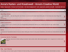 Tablet Screenshot of annas-kartenwelt.blogspot.com
