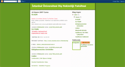 Desktop Screenshot of istanbuldis.blogspot.com