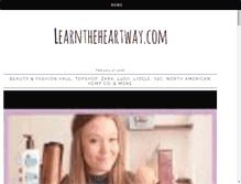 Tablet Screenshot of learntheheartway.blogspot.com