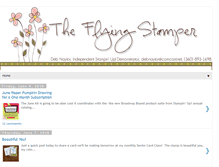 Tablet Screenshot of flyingstamper.blogspot.com