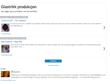 Tablet Screenshot of glastrikk-produksjon.blogspot.com