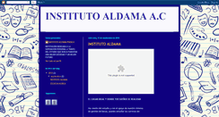 Desktop Screenshot of institutoaldama.blogspot.com