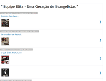 Tablet Screenshot of equipeblitz.blogspot.com