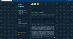 Desktop Screenshot of betterbowling.blogspot.com